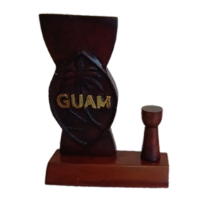 Custom Made Handicrafts, Guam Stone Late with Mini Guam Stone Late