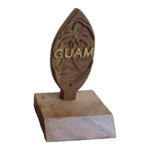 Custom Made Handicrafts, Leaf Guam With Stand