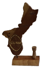 Custom Made Handicradfts , Guam Map Handicraft
