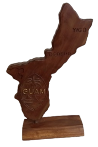 Custom Made Handicrafts , Guam Map Handicraft