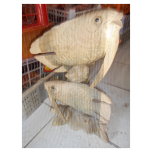 Fish Carving - Double Mujair Fish (Tilapia Fish)
