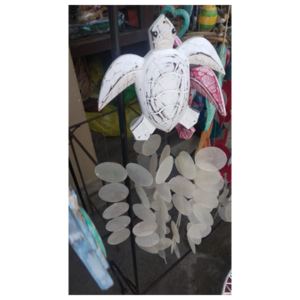 Fish Carving - Turtle Hanger with Shells