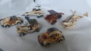 Art Decoration of Mini wooden Car Mix Model