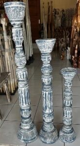 Candle Stand Set of 3pcs Size : 100, 80 and 60 cm.