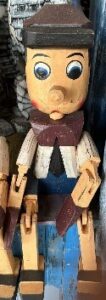 Young Phinokio Puppet Wood Carving